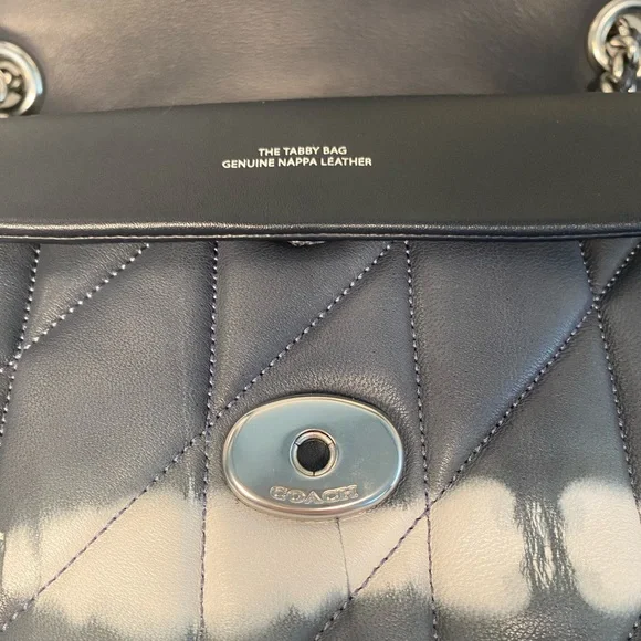 New Coach Tabby 26 Quilted Nappa Leather Tie Dye - Picture 13 of 16